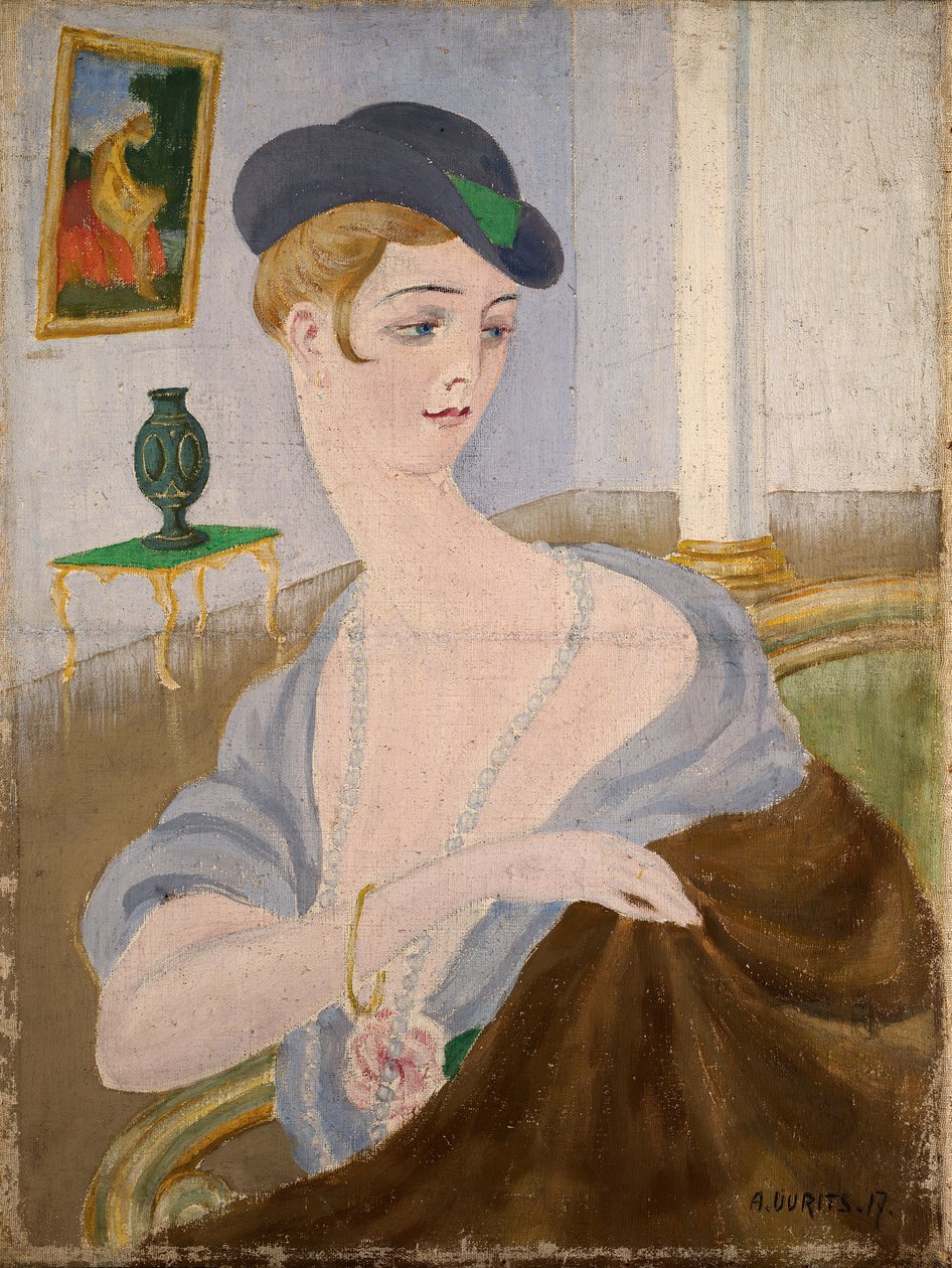 Portret damy autorstwa Aleksander Uurits