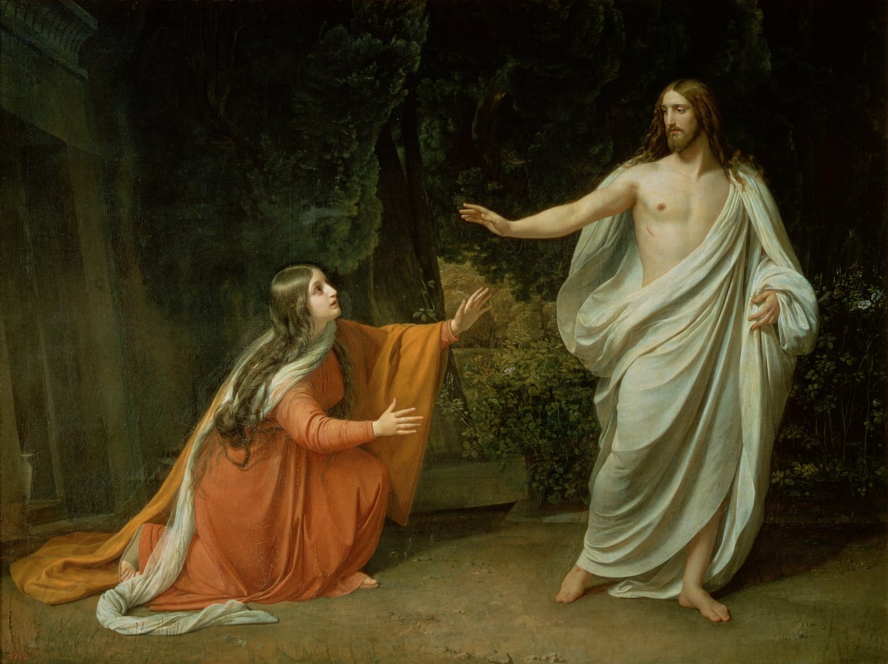 Pojawienie się Chrystusa Marii Magdalenie, 1835 autorstwa Aleksandr Andreevich Ivanov