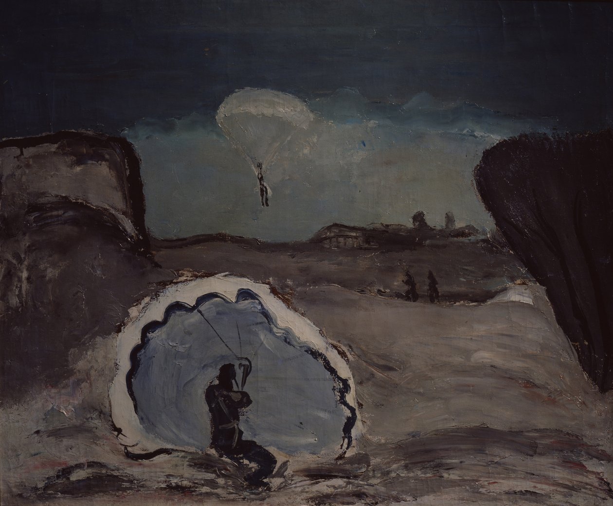 Spadochroniarz, 1932 autorstwa Aleksandr Davidovic Drevin