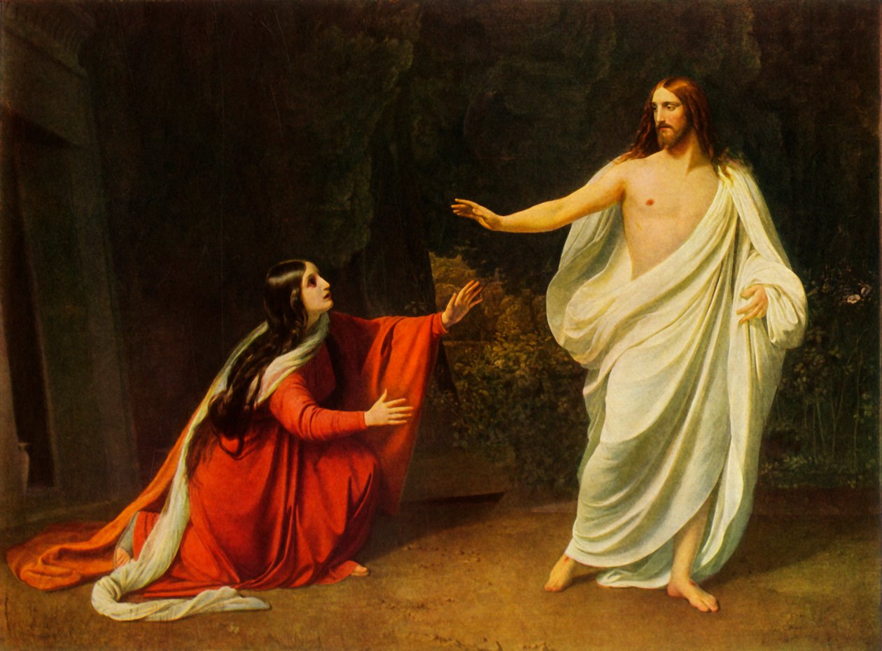 Chrystus ukazuje się Marii Magdalenie, 1834, 1965. autorstwa Aleksandr Ivanov