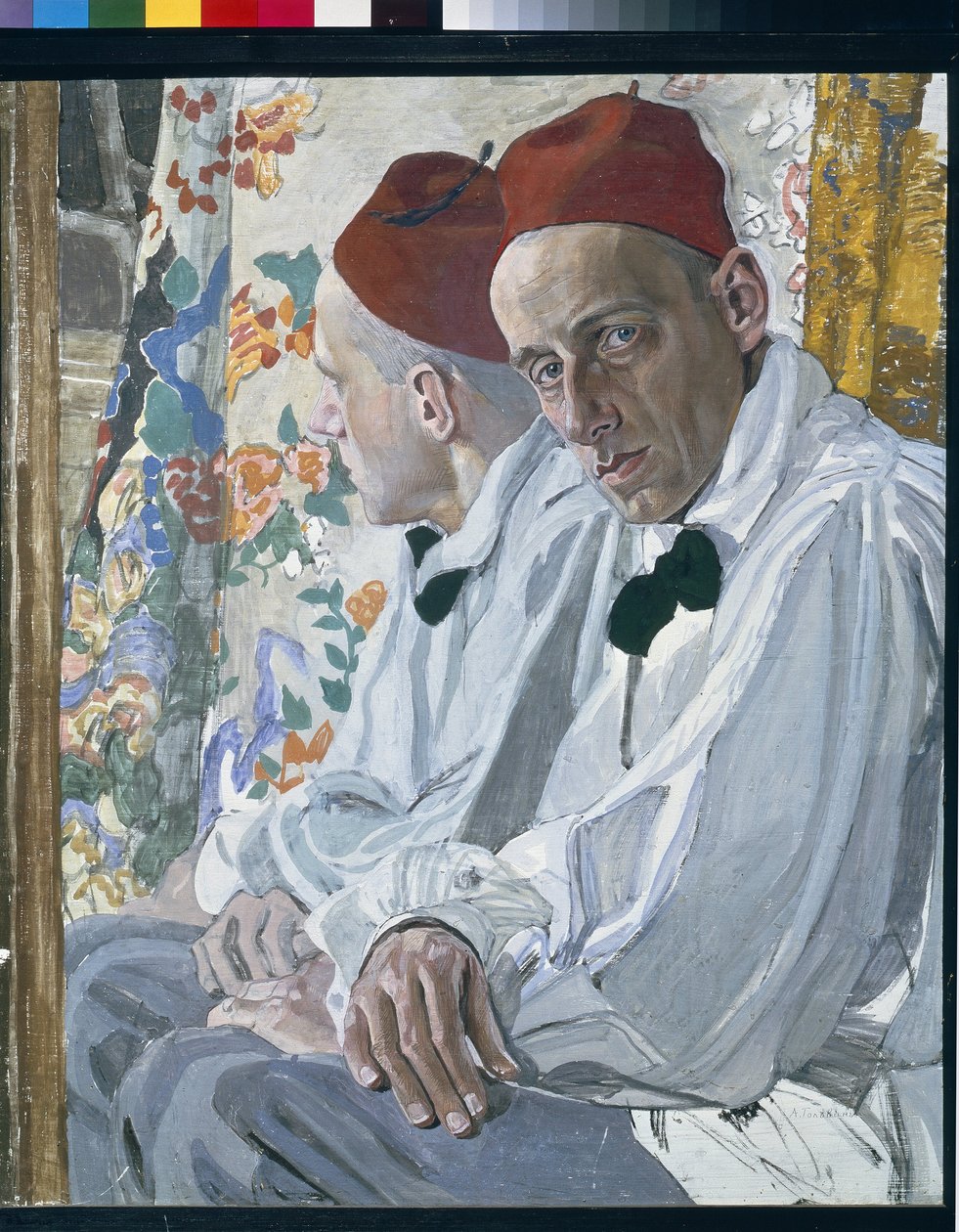 Portret producenta widowiska Wsiewołoda Meyerholda (1874-1940). Praca Aleksandra Gołowina (Aleksander Gołowin) (1863-1930), tempera na panelu autorstwa Aleksandr Jakovlevic Golovin