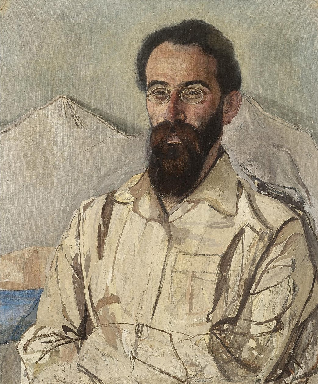 Portret Friedricha Eduardovicha Krimmera 1888-1963, 1919 autorstwa Aleksandr Jakovlevic Golovin