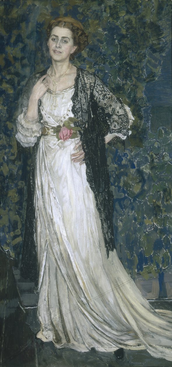 Portret Mariny Makowskiej, 1912 autorstwa Aleksandr Jakovlevic Golovin