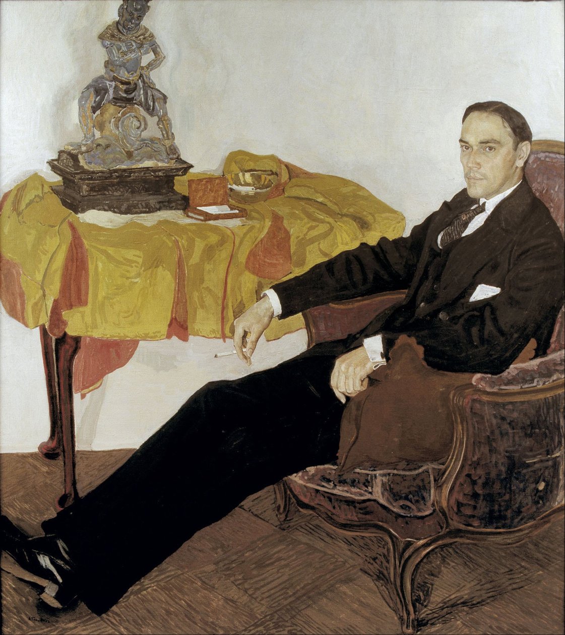 Portret Michaiła Iwanowicza Tereszczenki 1886-1956, 1911-1914 autorstwa Aleksandr Jakovlevic Golovin