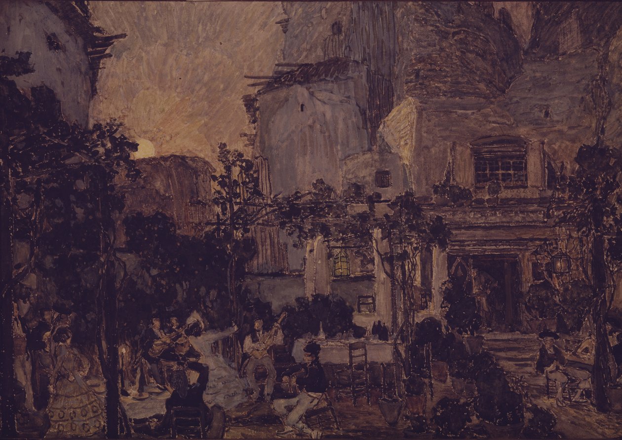 Scenografia do opery Carmen G. Bizeta, 1908 autorstwa Aleksandr Jakovlevic Golovin