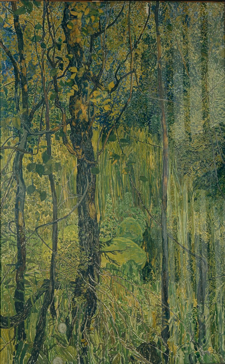 Las bagienny, 1917 autorstwa Aleksandr Jakovlevic Golovin