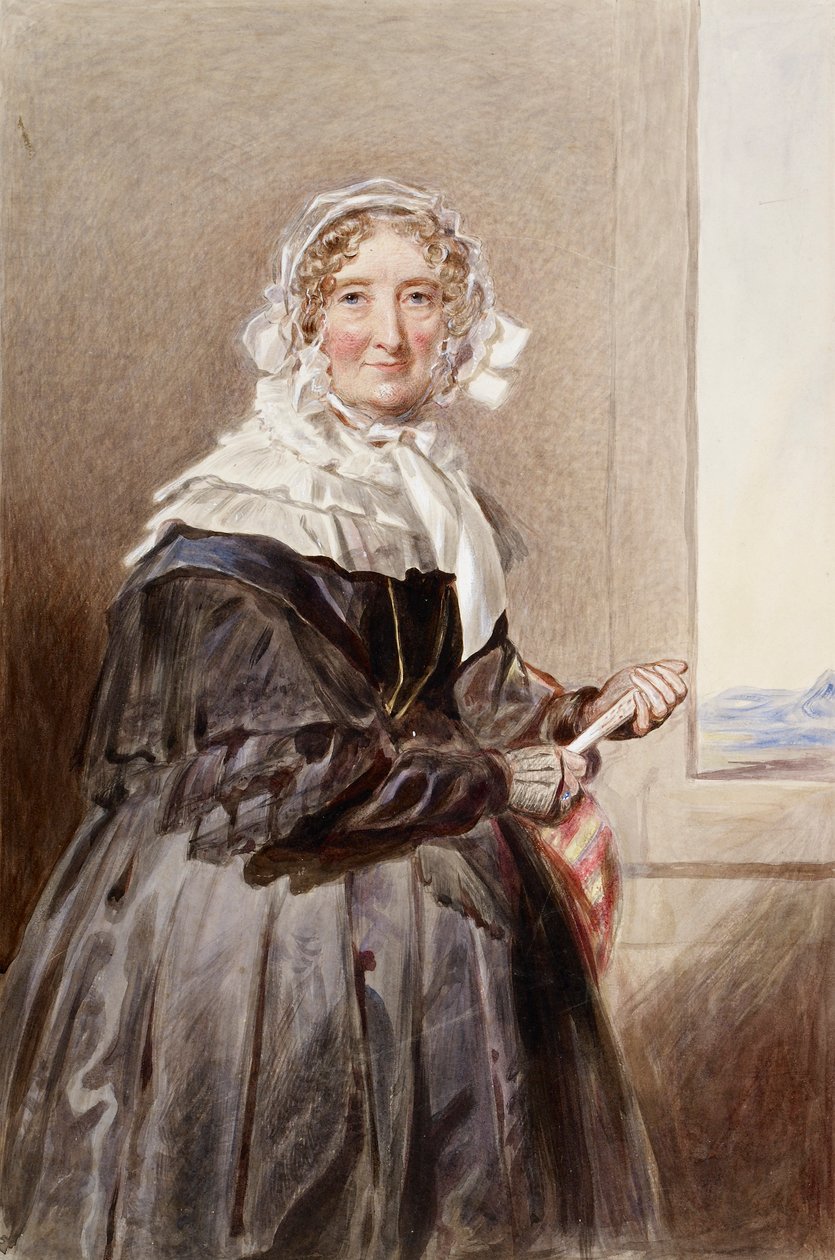 Portret Marie-Amélie, królowej Francji, połowa XIX wieku autorstwa Aleksandr Pavlovich Bryulov