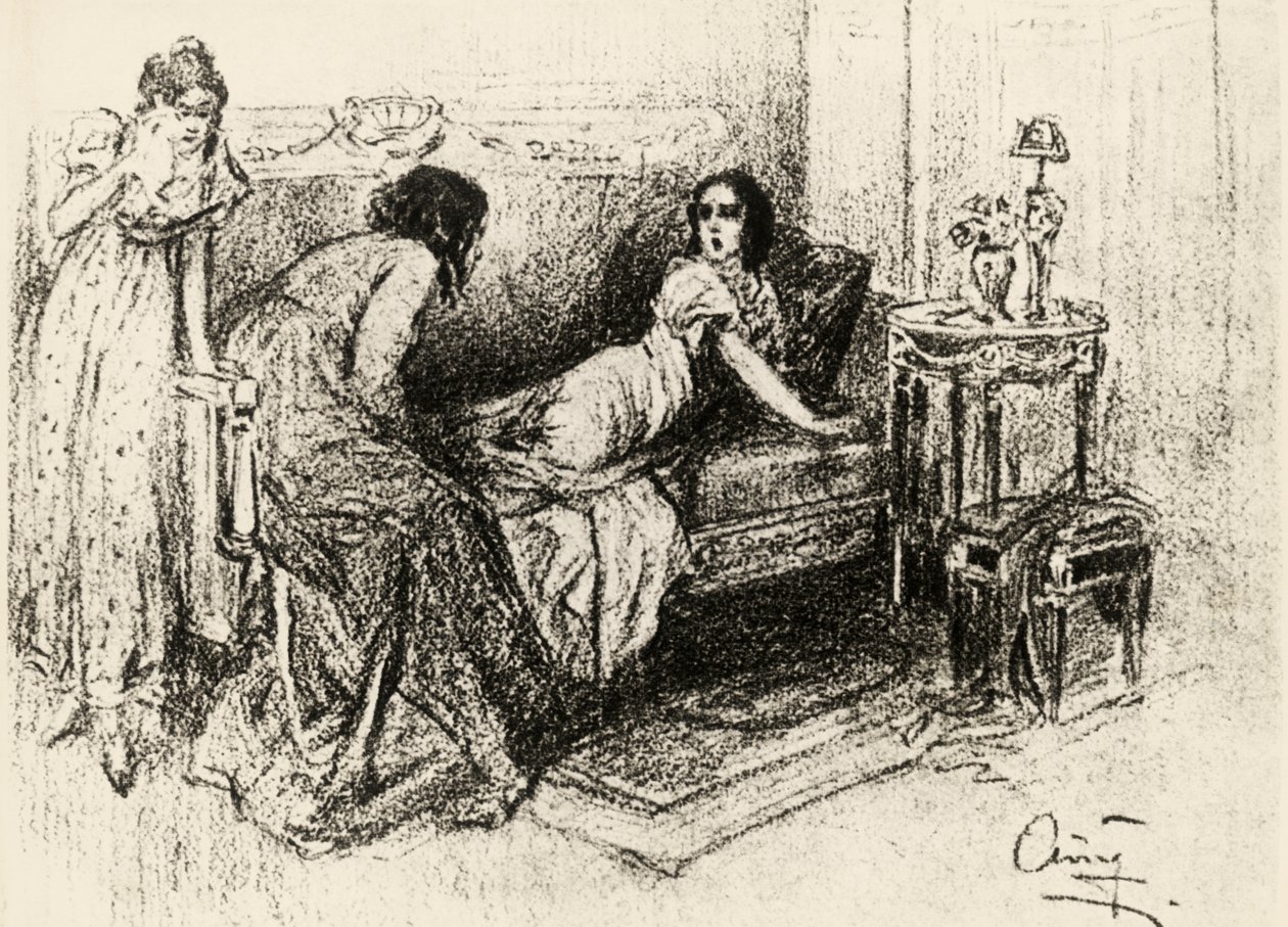 Ilustracja do "Wojny i pokoju" Lwa Tołstoja (lito) autorstwa Aleksandrs Apsit