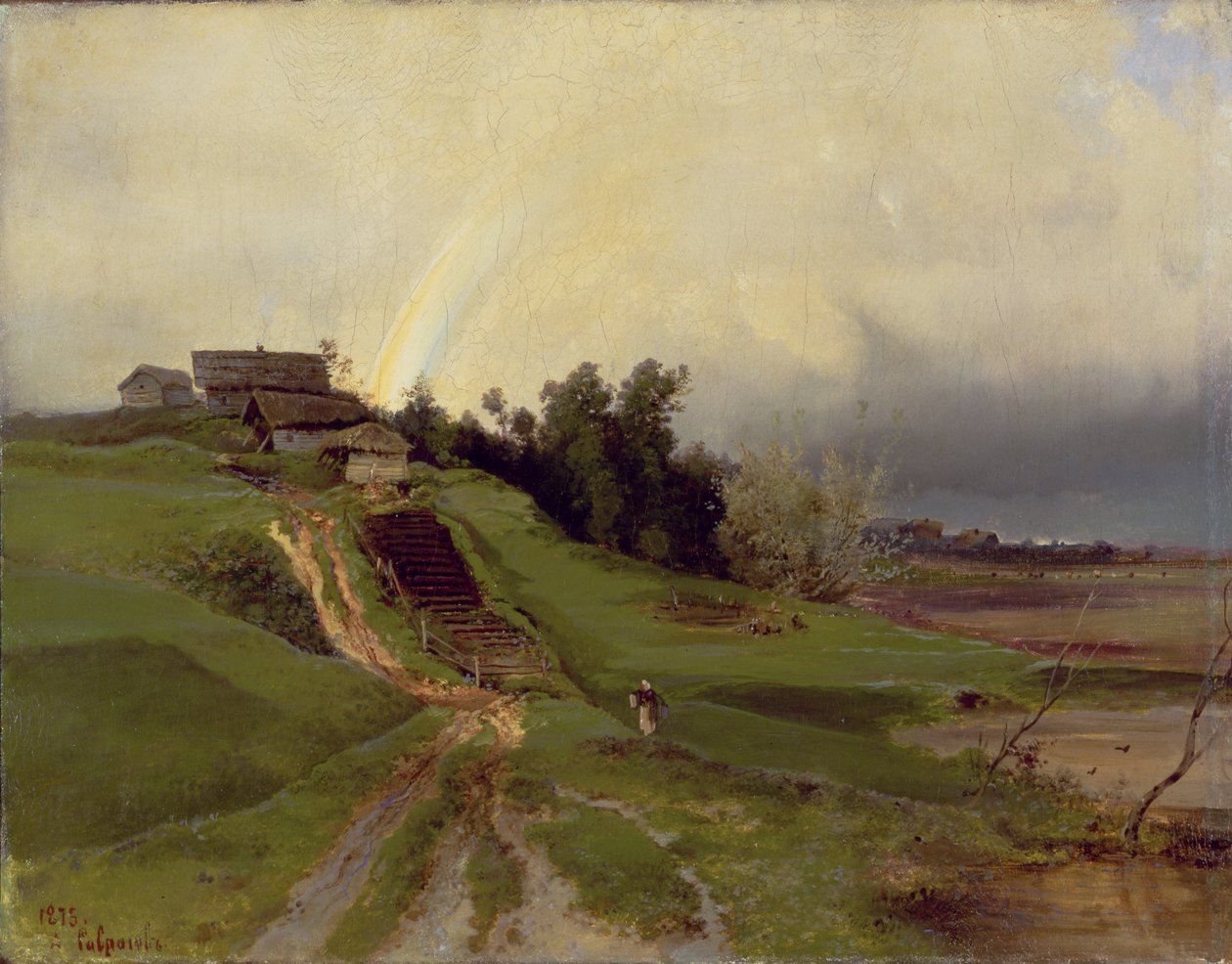 Tęcza, 1875 autorstwa Alexei Kondratjewitsch Sawrassow