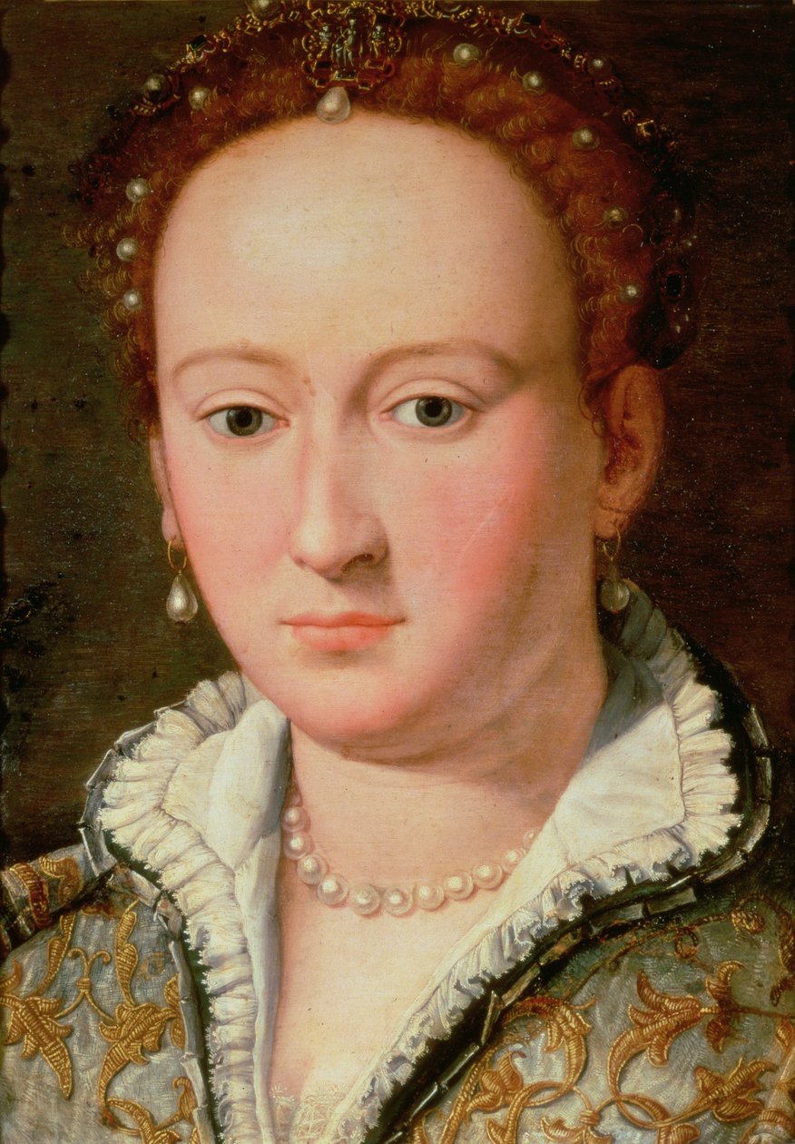 Portret Bianki Cappello, ok. 1580 (olej na miedzi) autorstwa Alessandro Allori