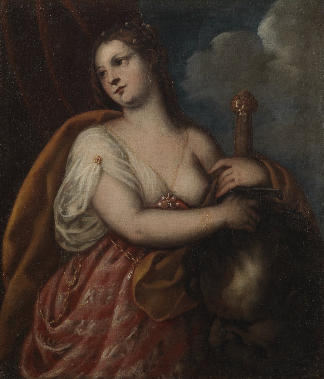 Judyta z głową Holofernesa, ok. 1635 (olej na płótnie) autorstwa Alessandro  Varotari