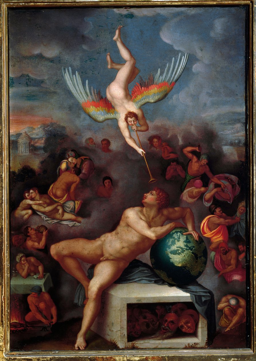 Alegoria ludzkiego życia (malarstwo, ok. 1590) autorstwa Alessandro Allori