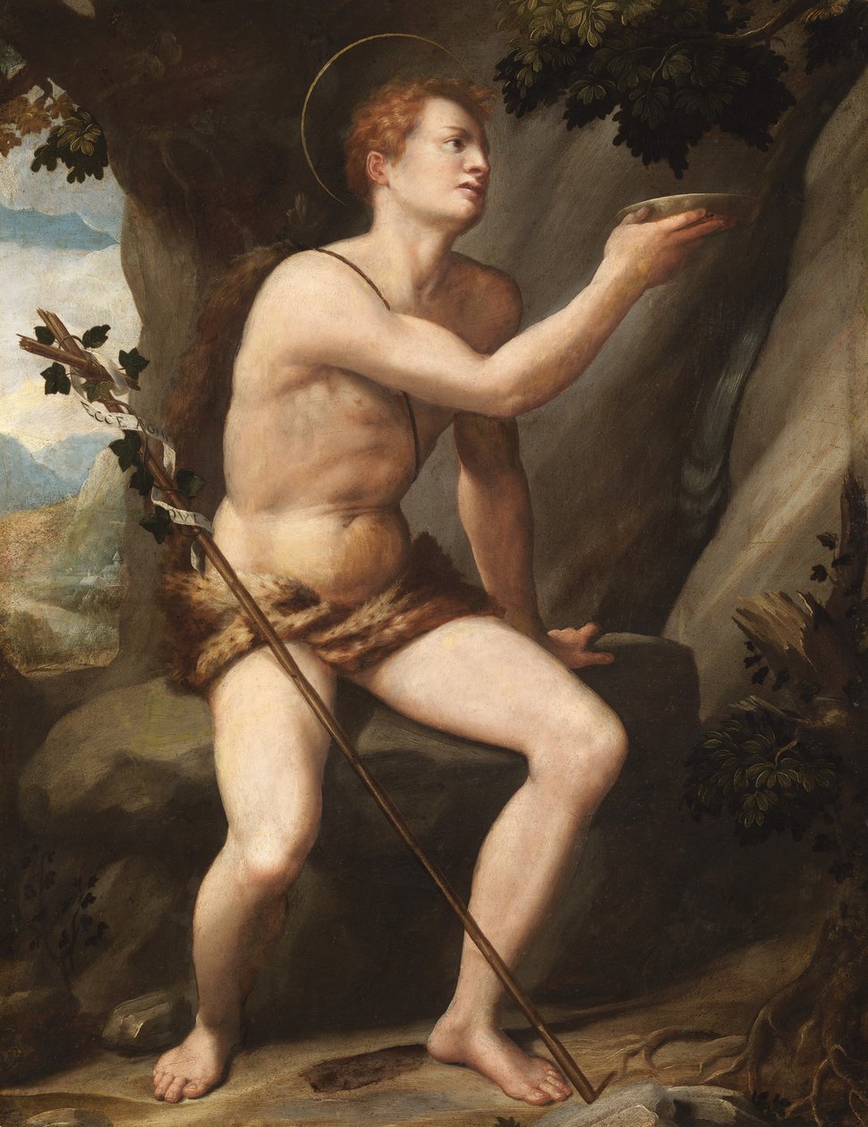 Święty Jan Chrzciciel autorstwa Alessandro Allori