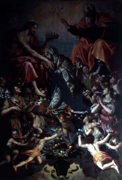Koronacja Dziewicy autorstwa Alessandro Allori