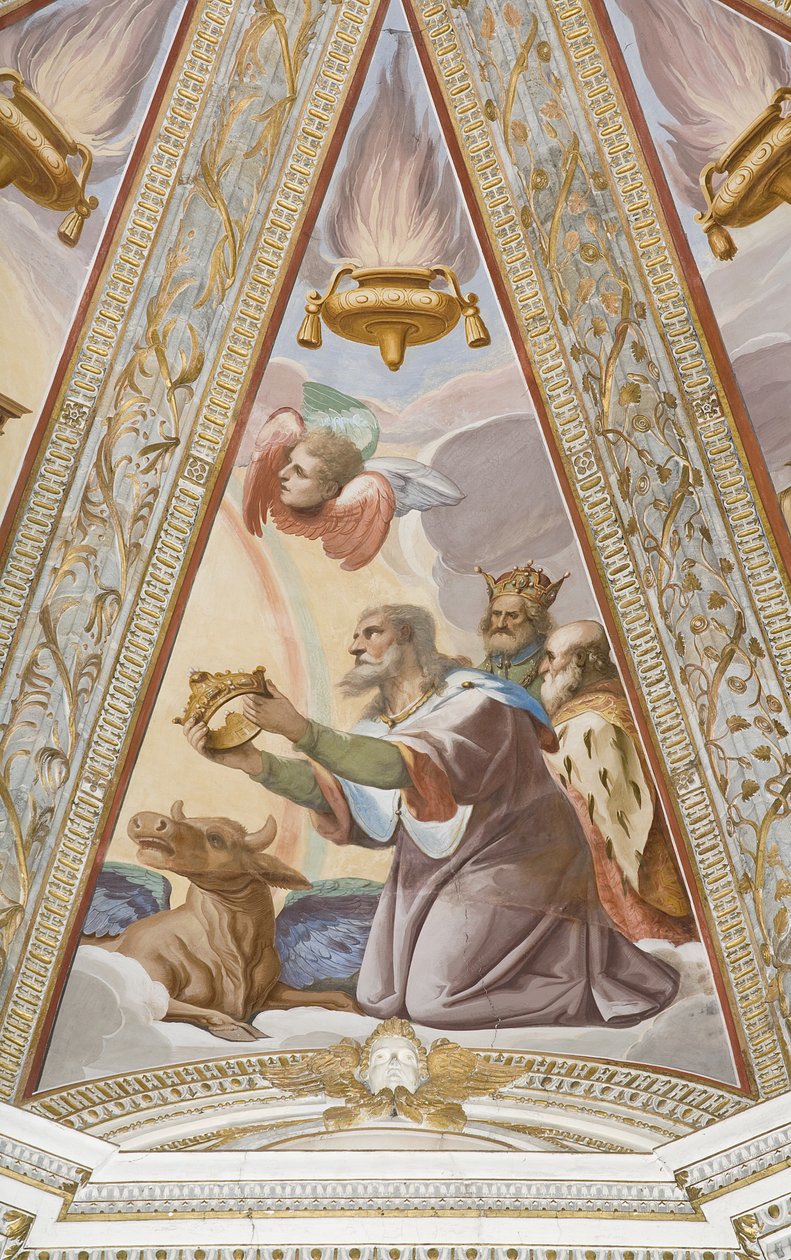 Królowie od Wiecznego Ojca i Królów autorstwa Alessandro Casolani