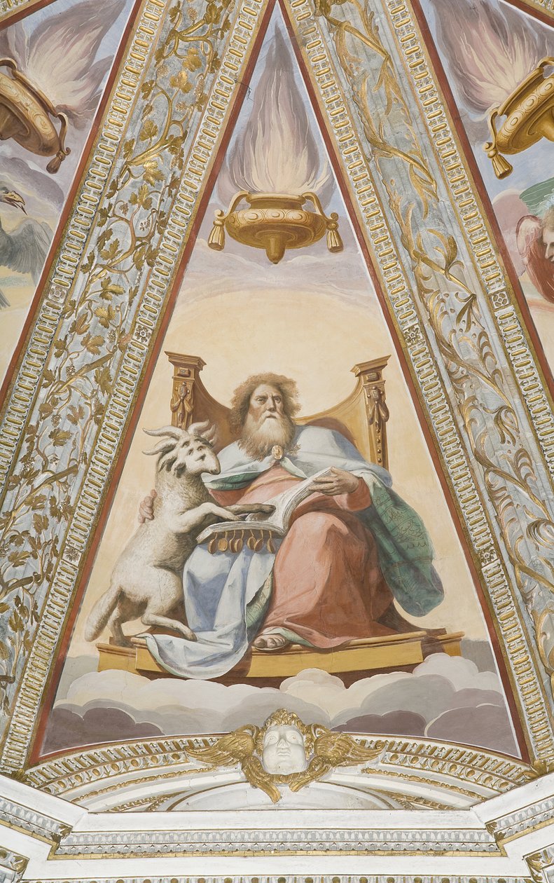 Królowie od Wiecznego Ojca i Królów autorstwa Alessandro Casolani