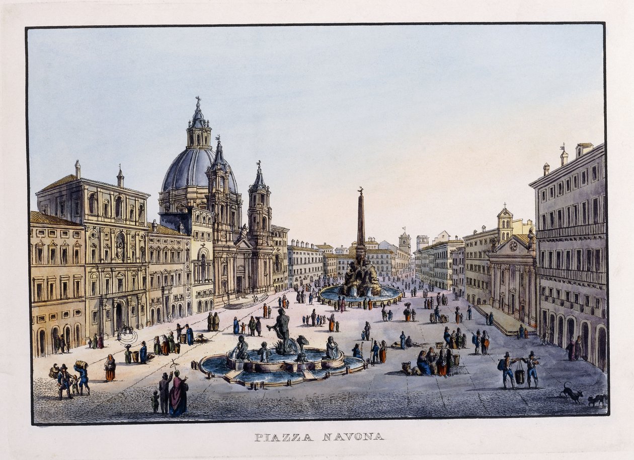 Piazza Navona autorstwa Alessandro Depoletti