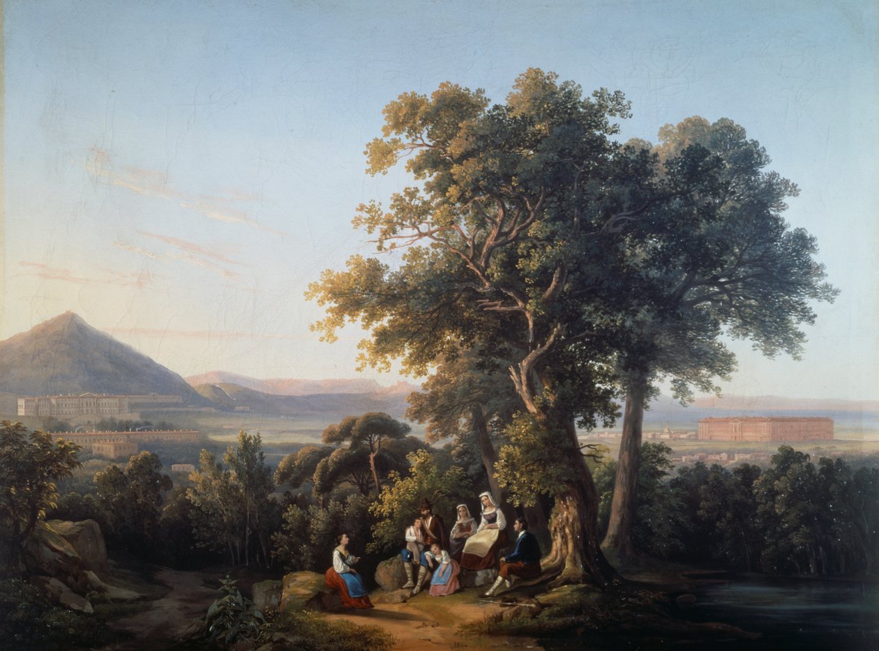 Równina Caserty autorstwa Alessandro Fergola