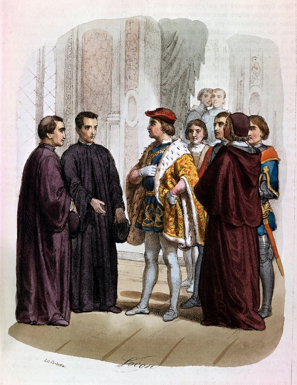 Niccolo di Bernardo dei Machiavelli (Nicolas Machiavel autorstwa Alessandro Focosi