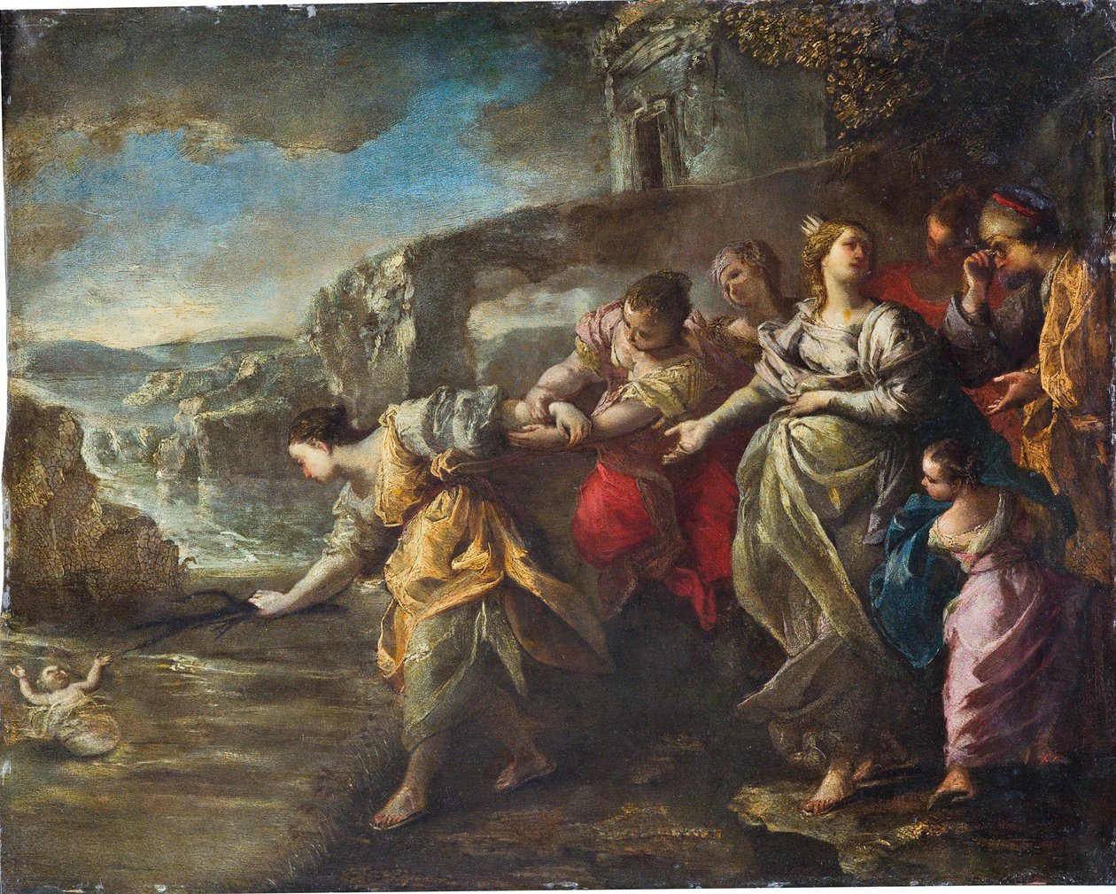 Znalezienie Mojżesza. autorstwa Alessandro Gherardini