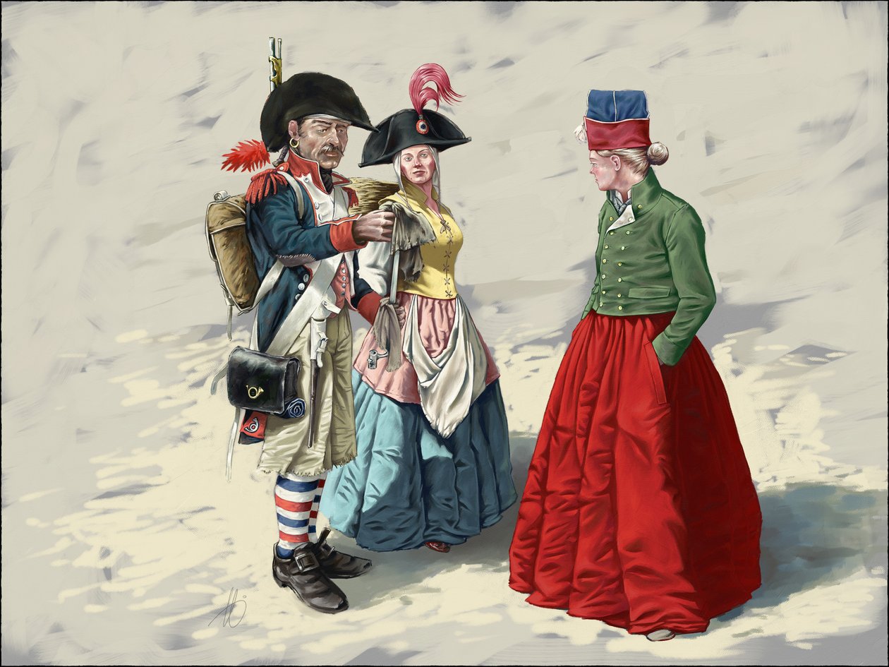 Fantassine i vivandieres de revolutionnaires, 2024 r. autorstwa Alessandro Lonati