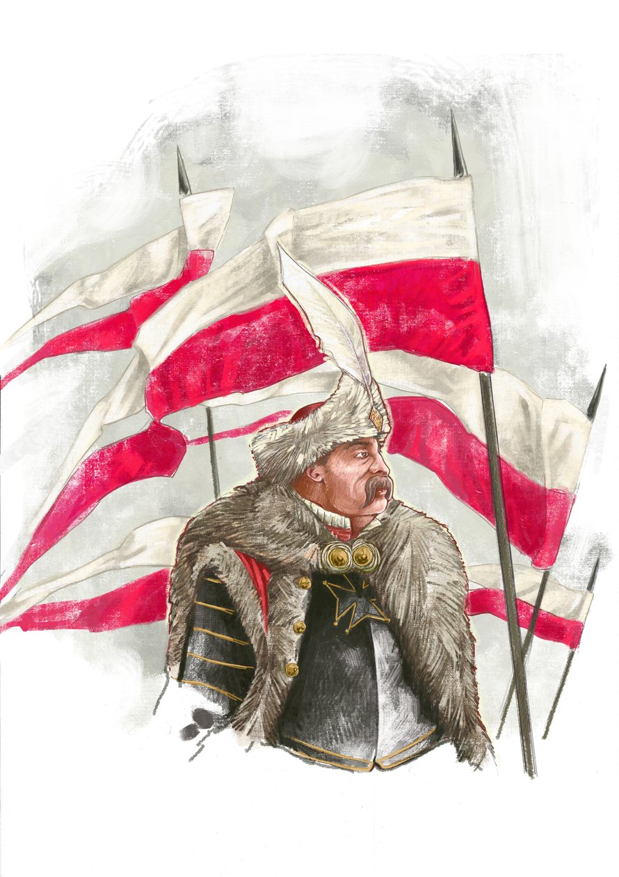 Jan III Sobieski w bitwie pod Wiedniem (1683) autorstwa Alessandro Lonati
