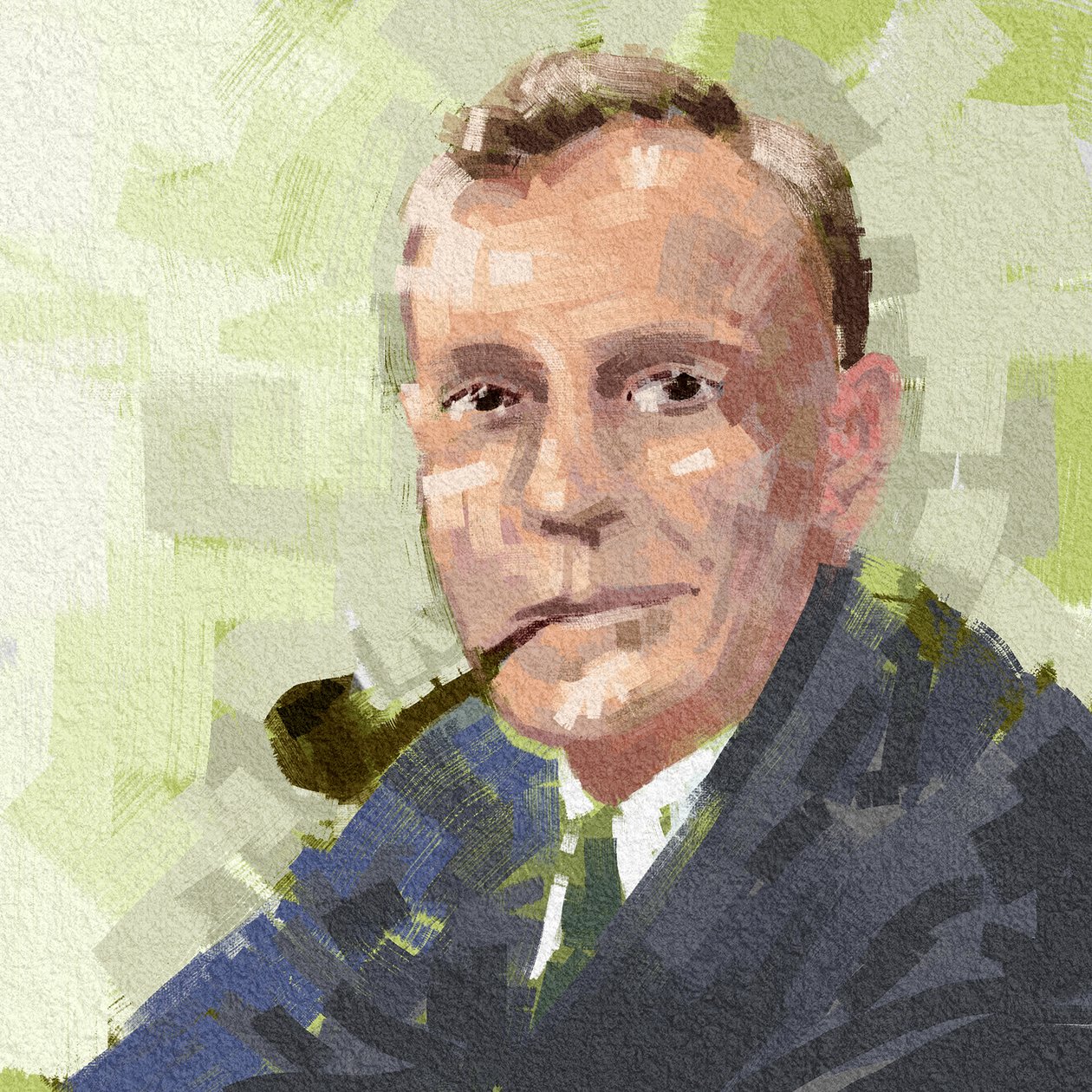 Portret astronoma Edwina Hubble