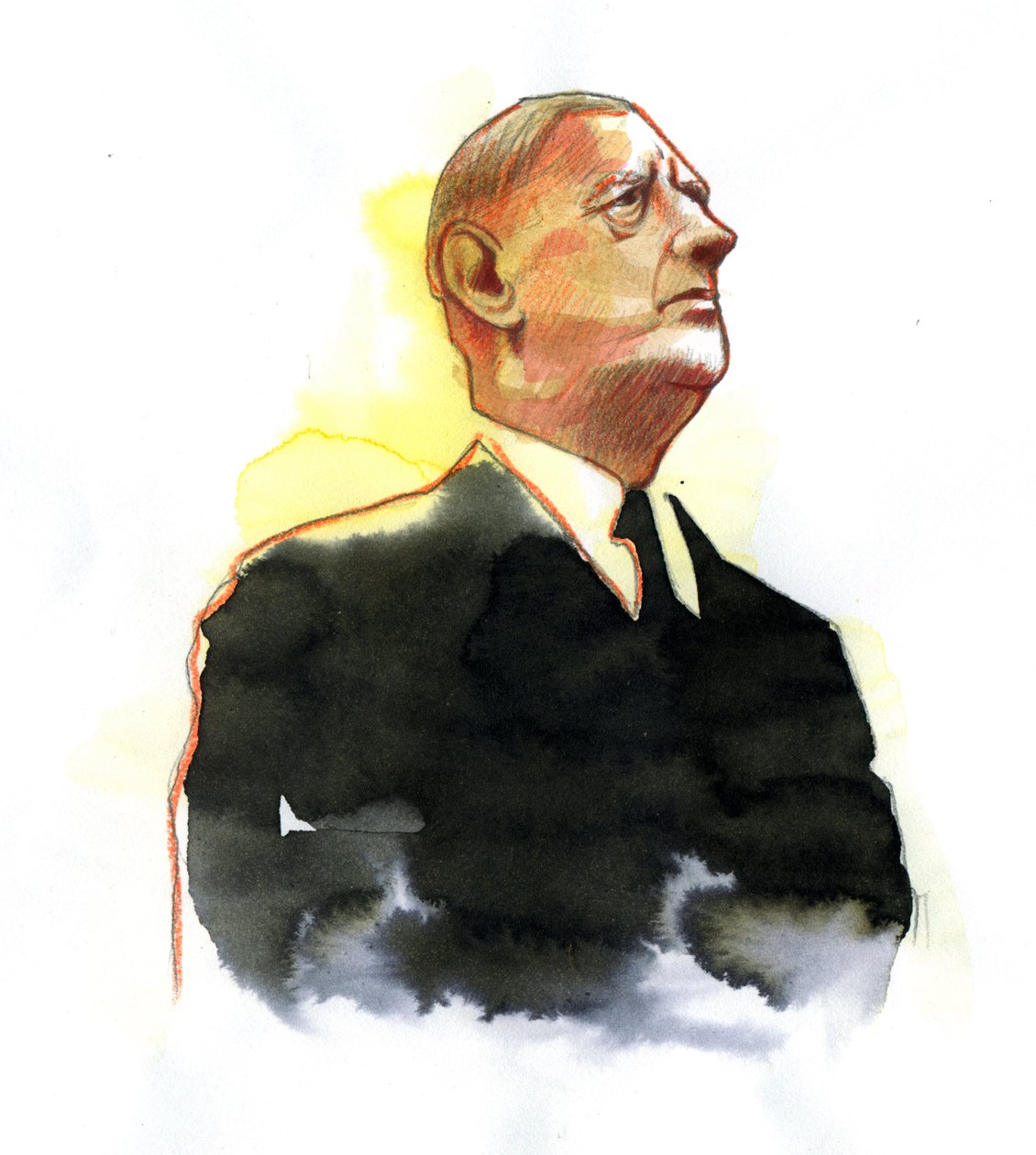 Portret generała Charlesa de Gaulle