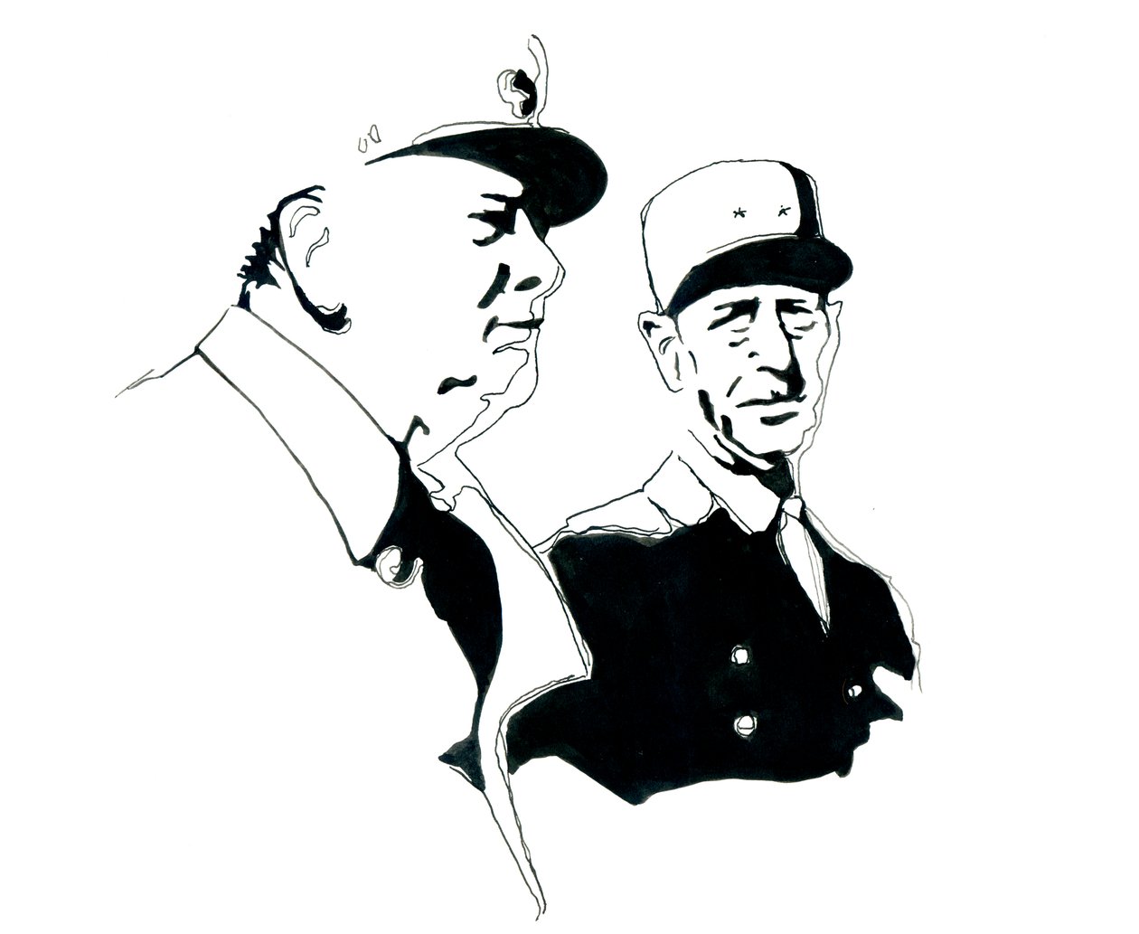Portret generała Charlesa de Gaulle