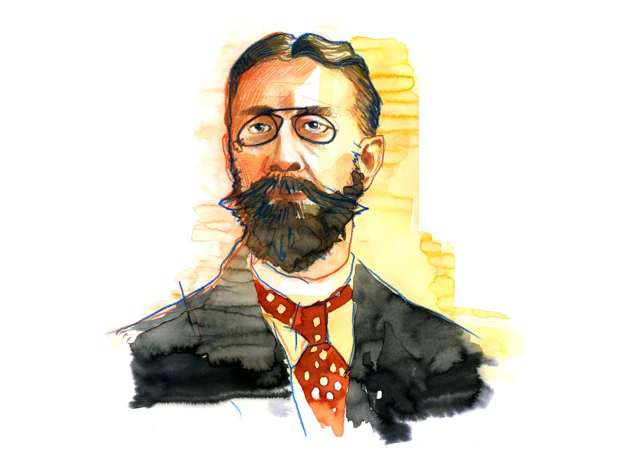 Portret niemieckiego ekonomisty i socjologa Maxa Webera (1864-1920) (Portret niemieckiego socjologa, filozofa, prawnika i ekonomisty politycznego Maxa Webera) autorstwa Alessandro Lonati