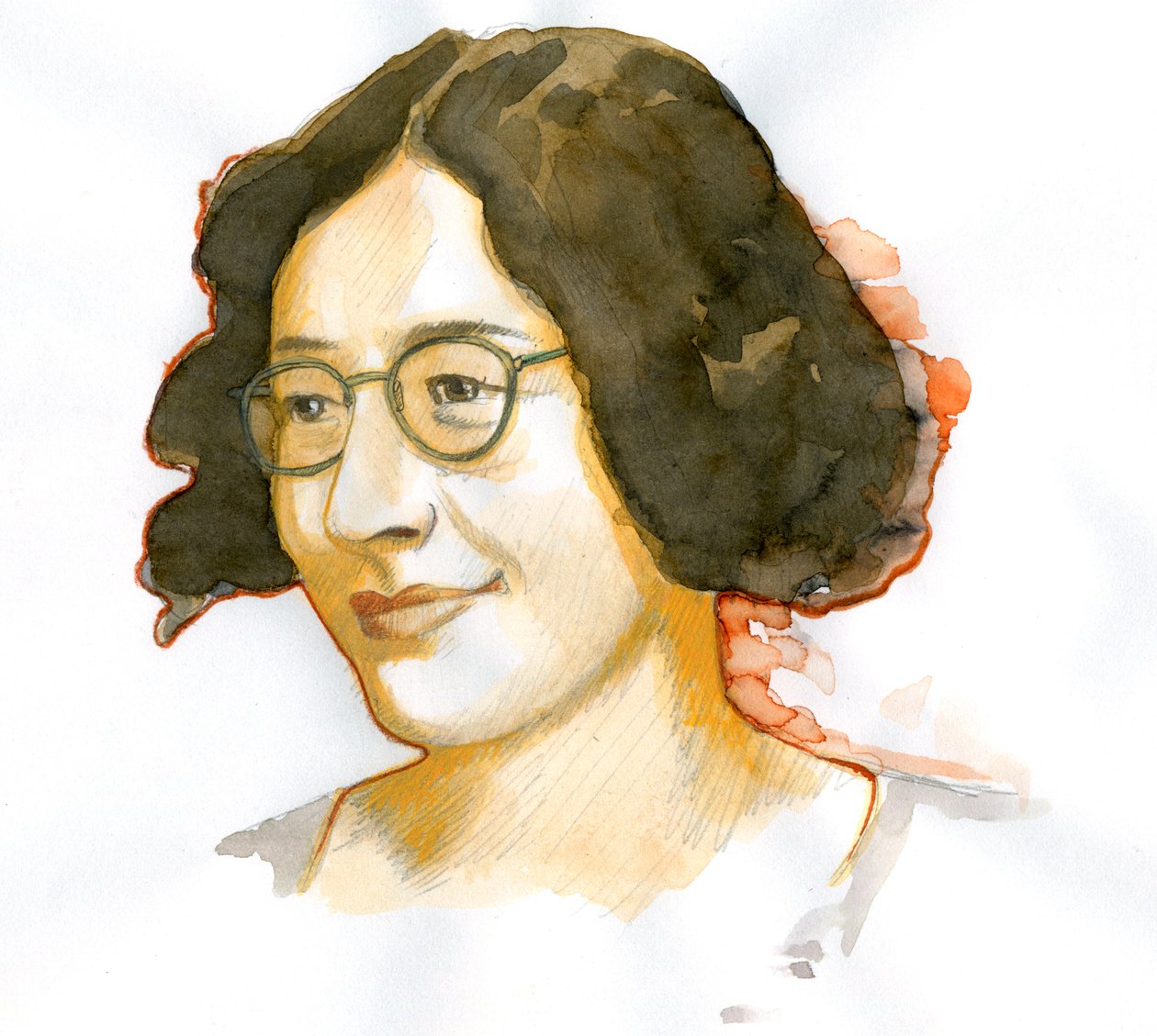 Portret Simone Weil (1909-1943), francuskiej filozofki autorstwa Alessandro Lonati