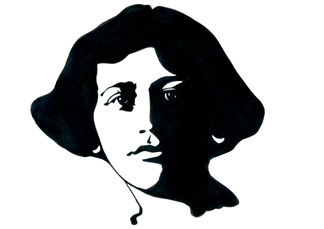 Portret Simone Weil (1909-1943), francuskiej filozofki autorstwa Alessandro Lonati