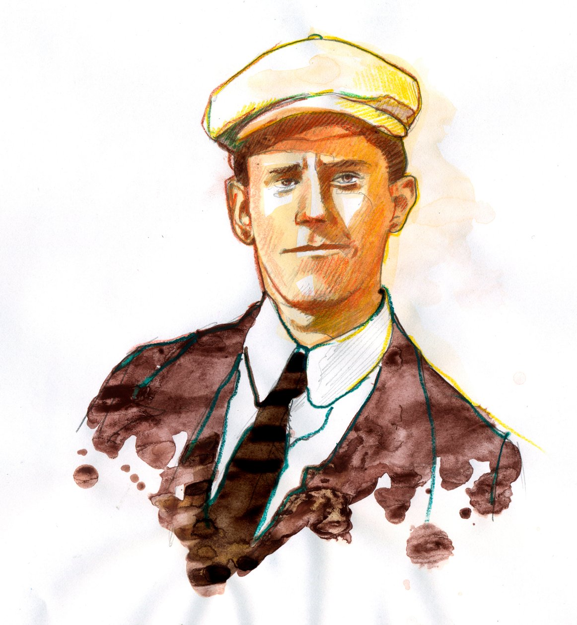 Portret pisarza Jamesa Joyce