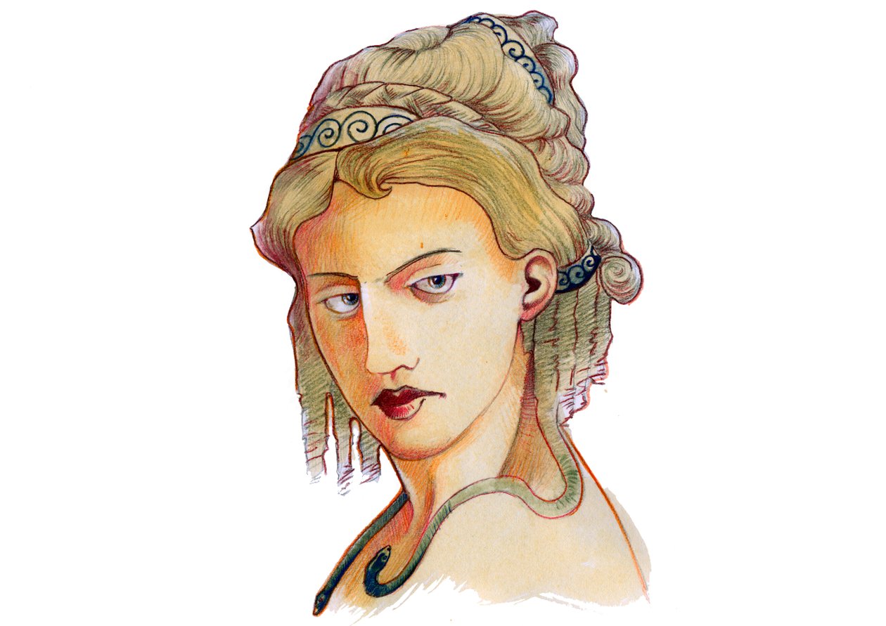 Reprezentacja bóstwa Metis (mitologia grecka: Metis) autorstwa Alessandro Lonati