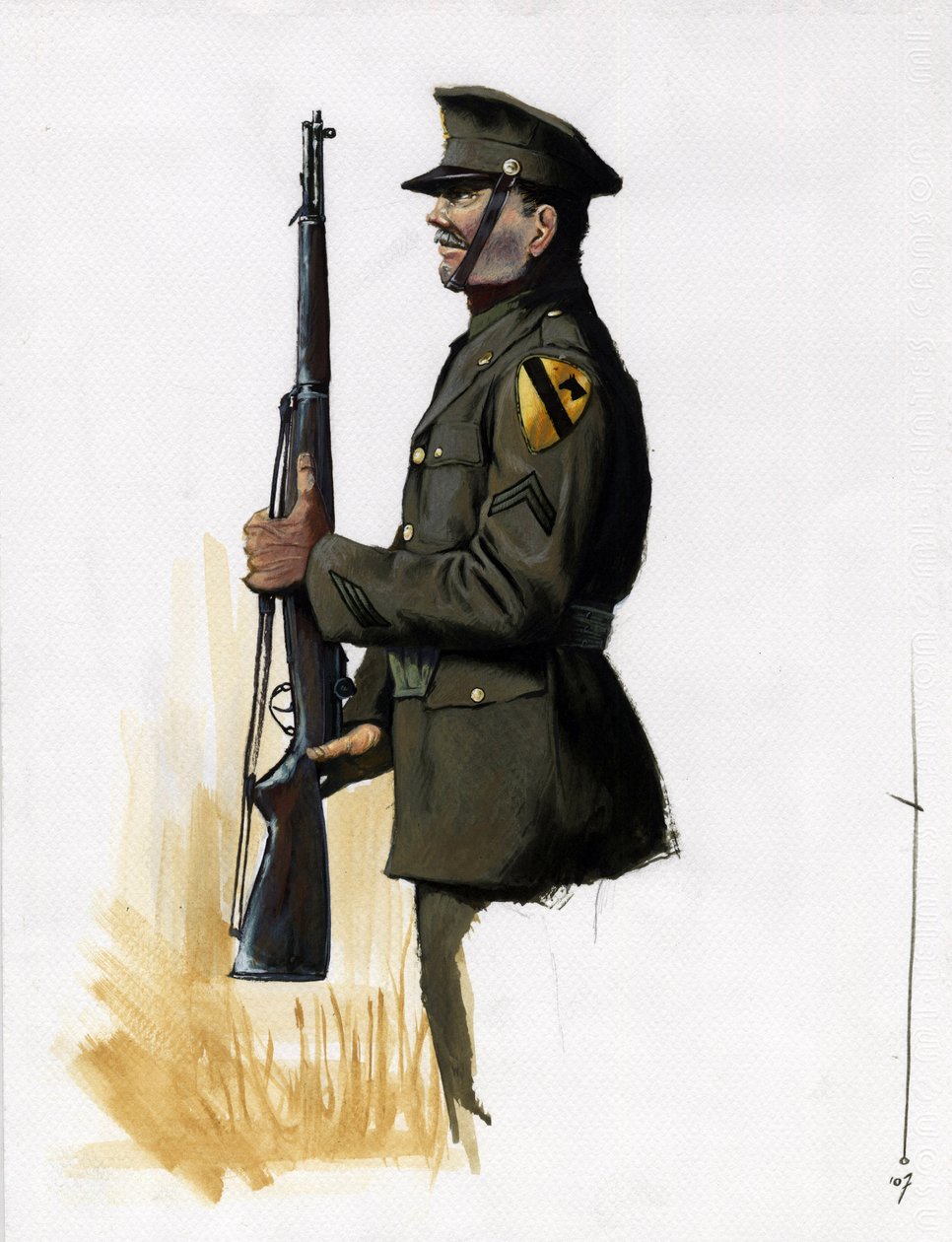 Druga wojna światowa 1939-1945: Dywizja Kawalerii Armii Amerykańskiej autorstwa Alessandro Lonati