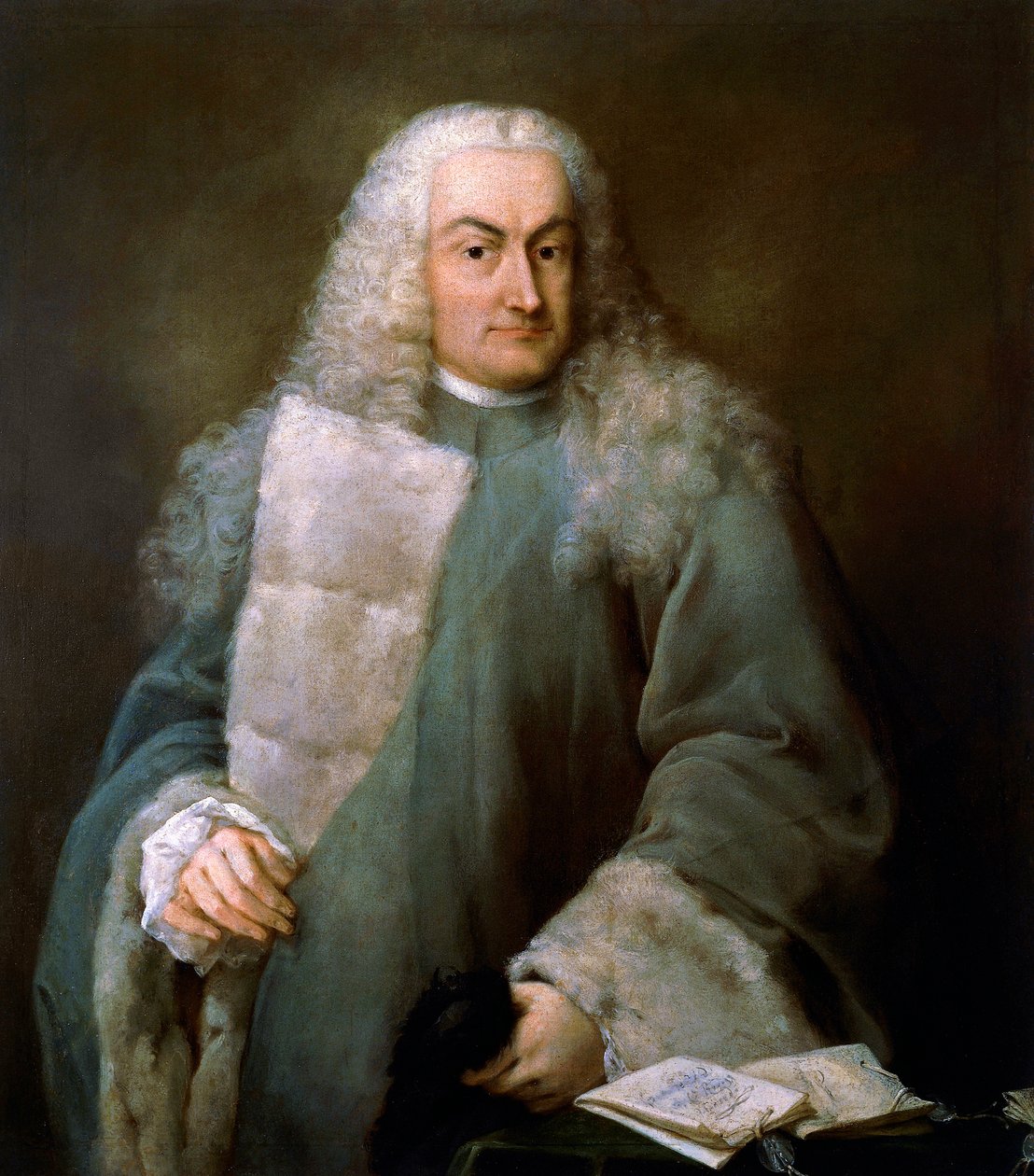 Portret Giulio Contarini da Mula (1519-1575), adwokata San Marco, obraz Alessandro Longhi (1733-1813), olej na płótnie autorstwa Alessandro Longhi