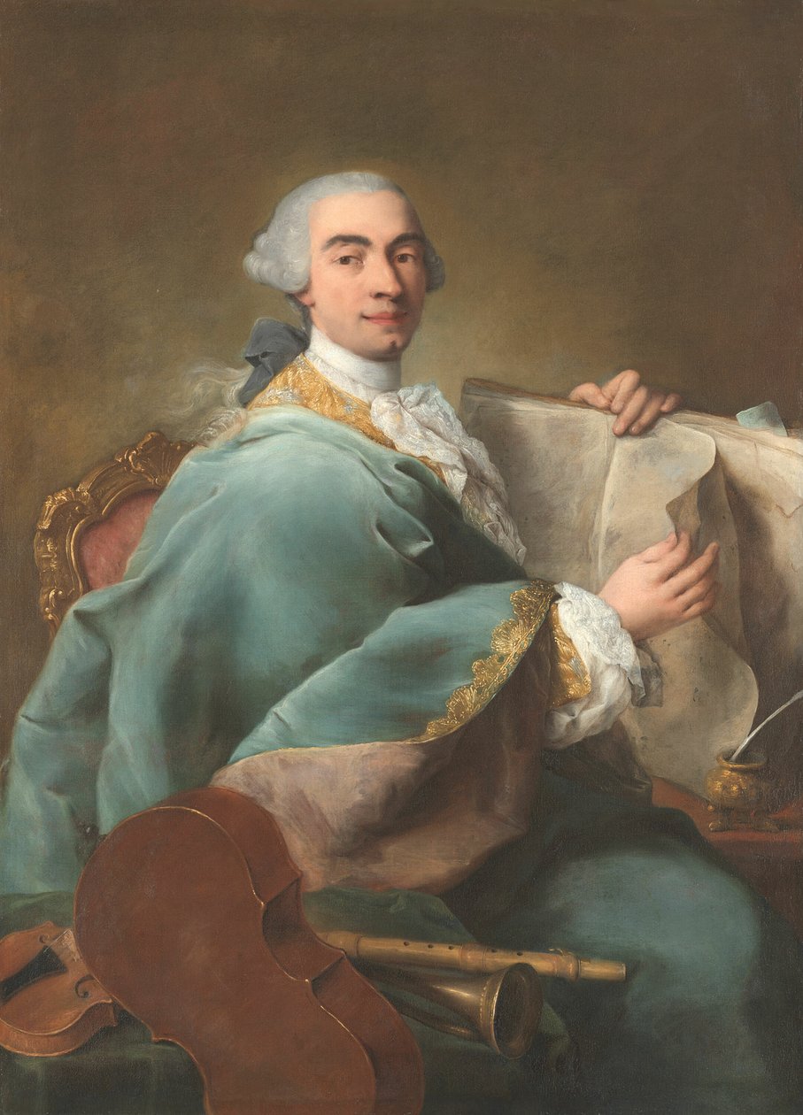 Portret muzyka autorstwa Alessandro Longhi