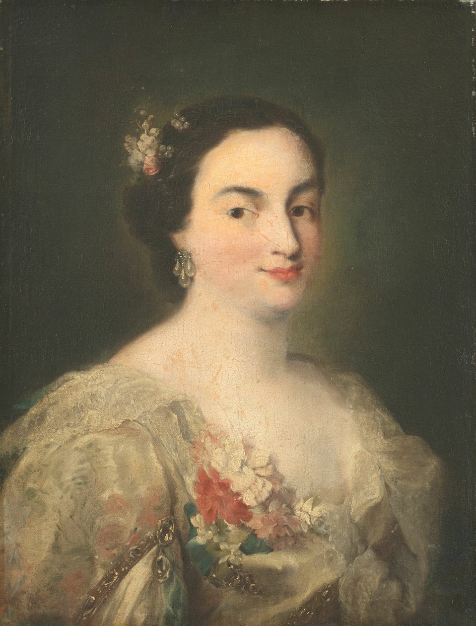 Portret młodej kobiety autorstwa Alessandro Longhi