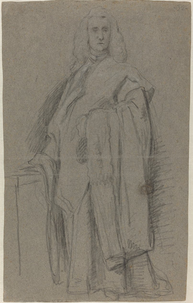 Prokurator wenecki San Marco [recto] autorstwa Alessandro Longhi or Pietro Longhi