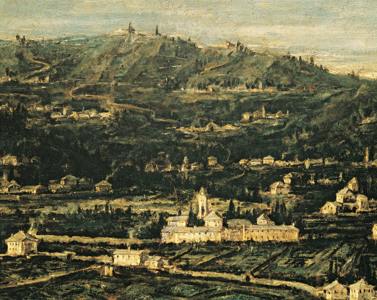 Szczegóły rozrywki w Garden of Albaro autorstwa Alessandro Magnasco
