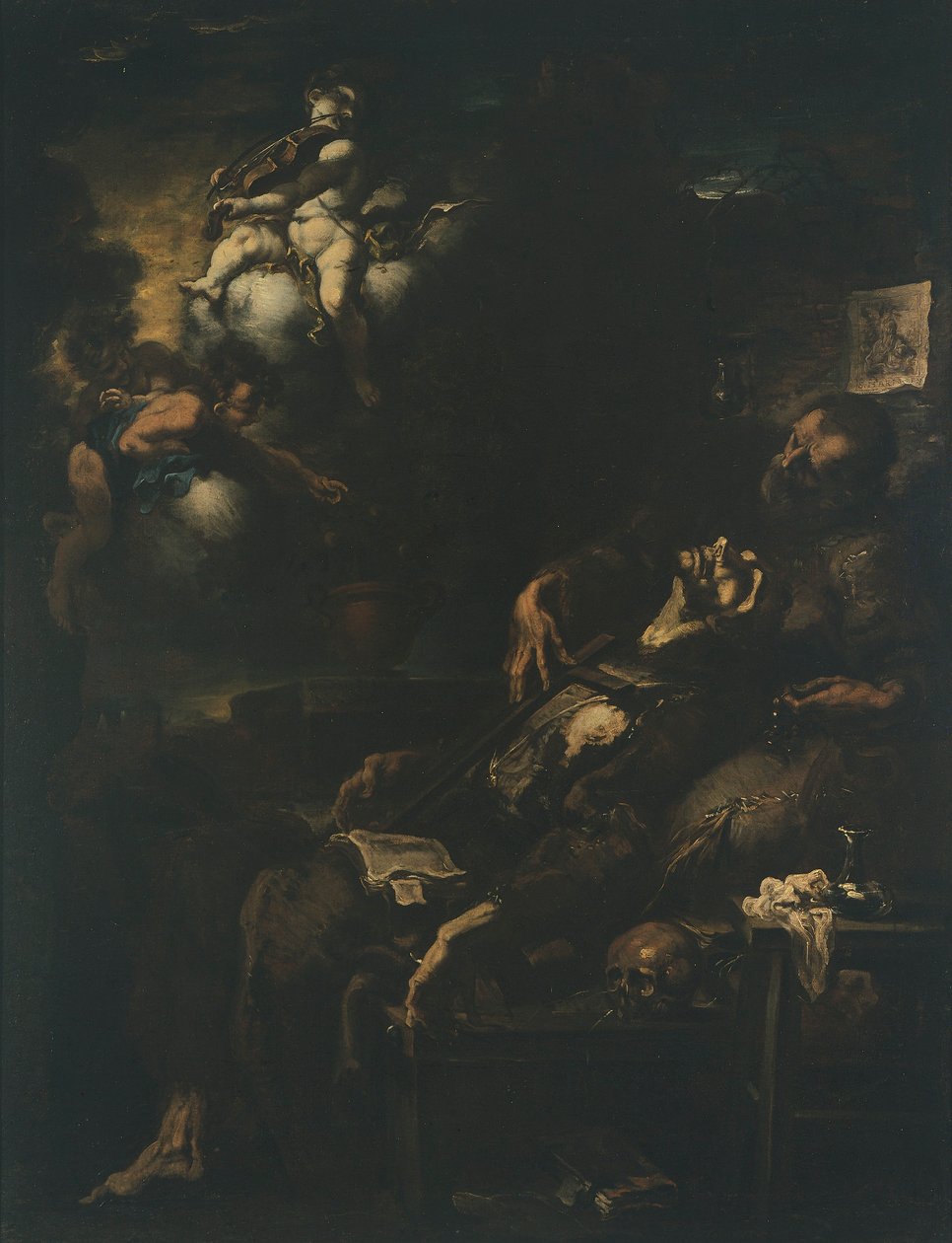Ekstaza św. Franciszka autorstwa Alessandro Magnasco