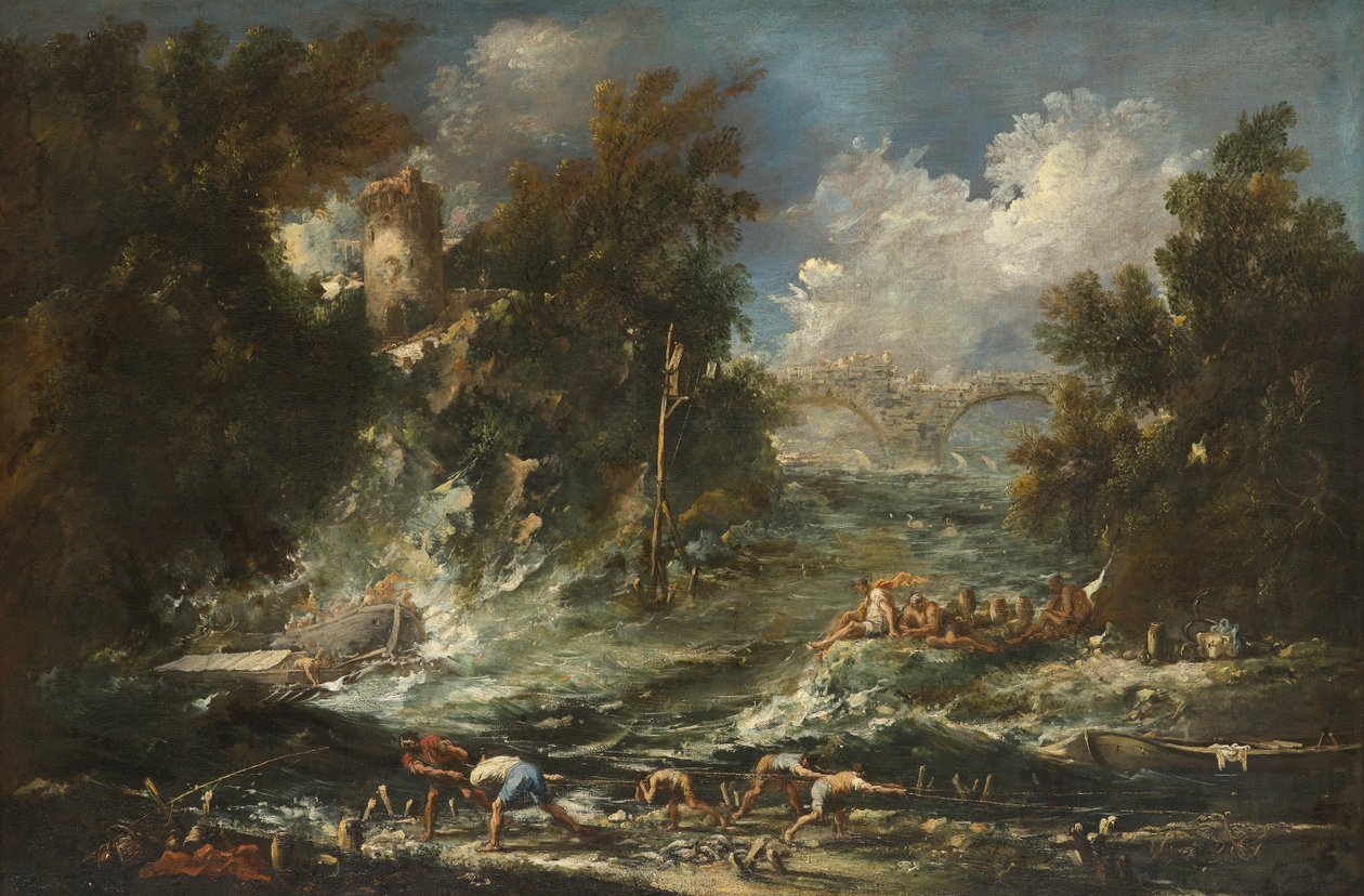 Burza, ok. 1710-1720 autorstwa Alessandro Magnasco