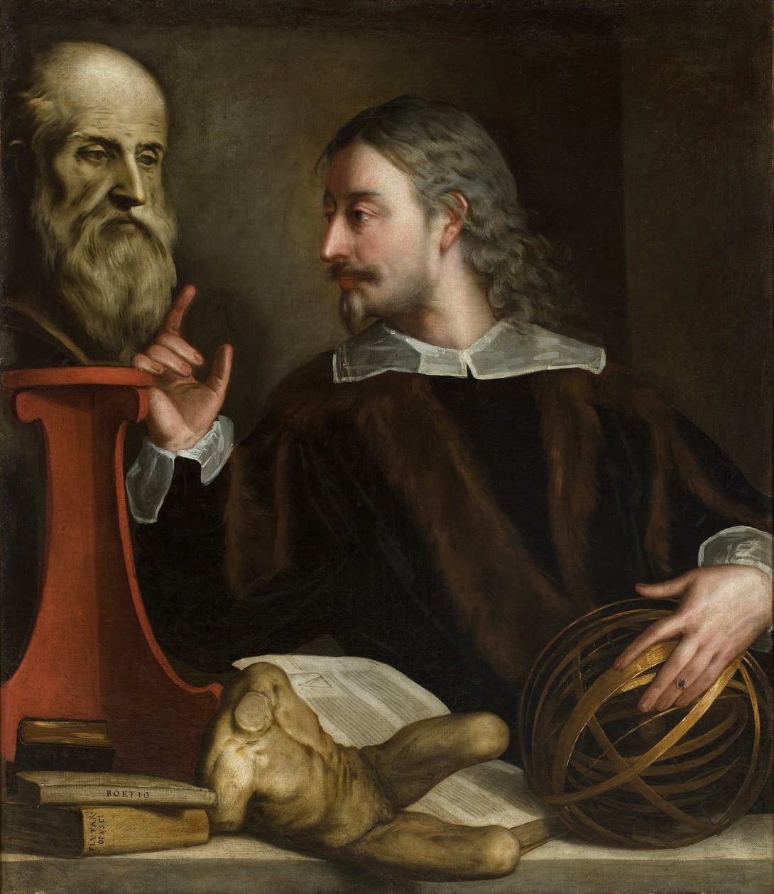 Autoportret (Autoportret) - Obraz Alessandro Varotari znany jako Il Padovanino (1588-1649), olej na płótnie autorstwa Alessandro Padovanino