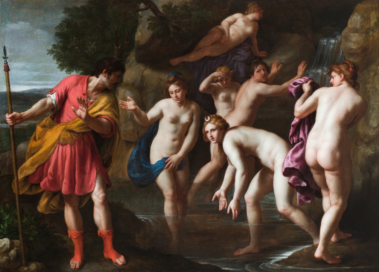 Diana i Akteon autorstwa Alessandro Turchi