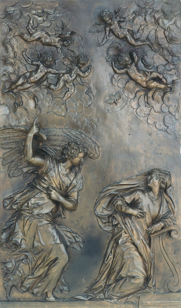 Zwiastowanie, c. 1583. autorstwa Alessandro Vittoria