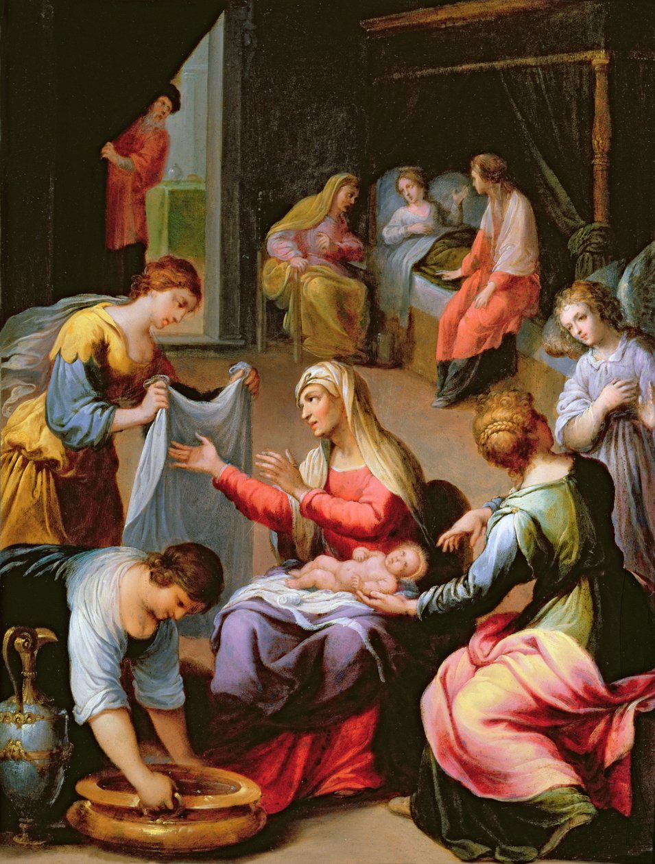 Narodziny Dziewicy autorstwa Alessandro di Agostino Casolani