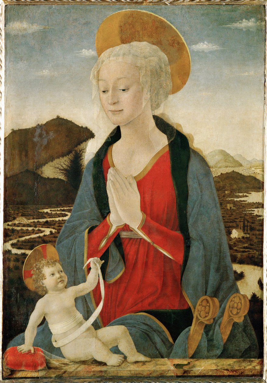 Madonna z Dzieciątkiem ... autorstwa Alessio Baldovinetti