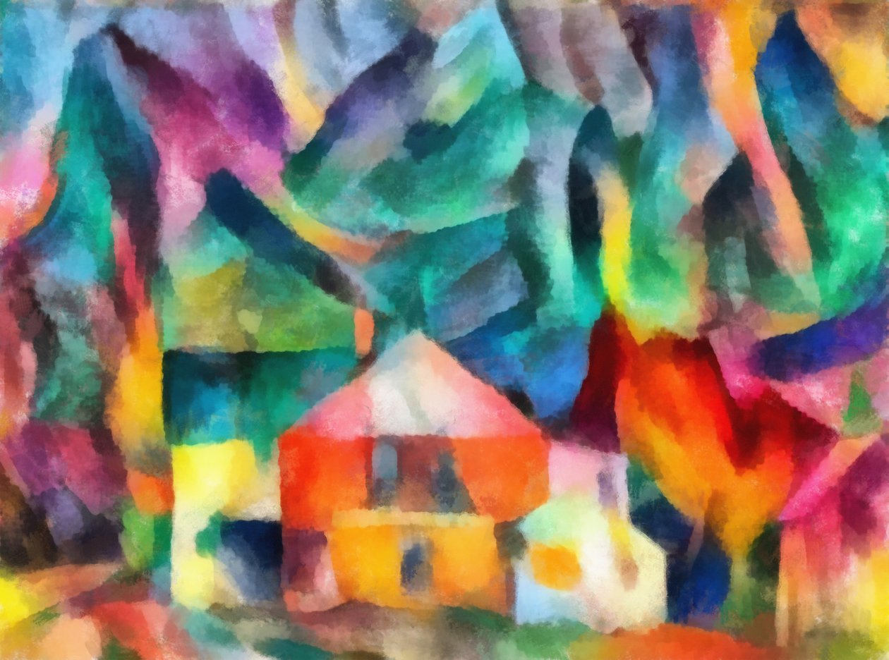 u podnóża gór, 2017, autorstwa Alex Caminker