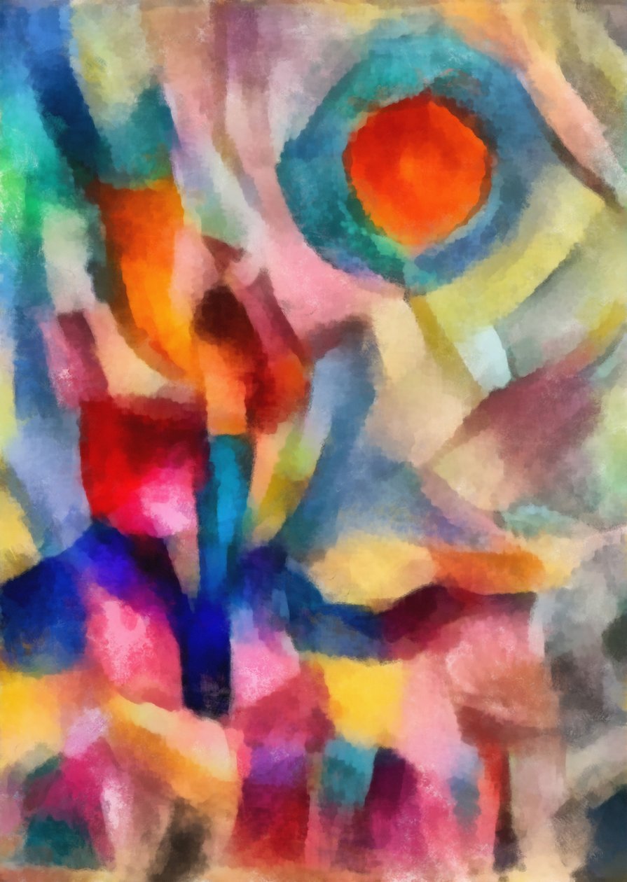 liliowo-fioletowy krajobraz, 2017, autorstwa Alex Caminker