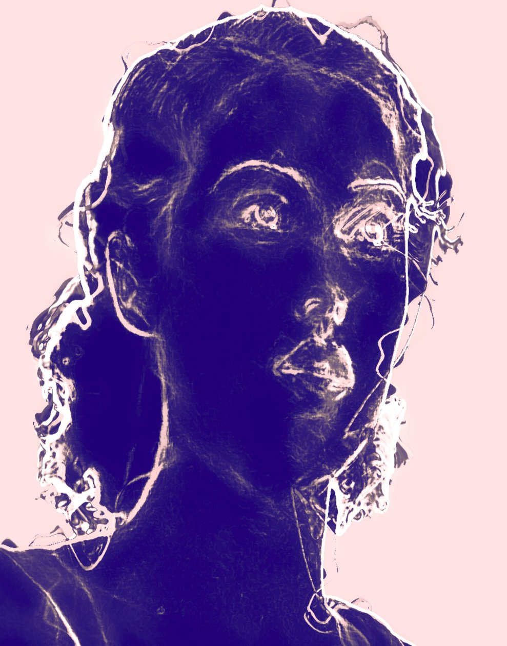 Aurora (wieczór), 2020, (media mieszane) autorstwa Alex Caminker